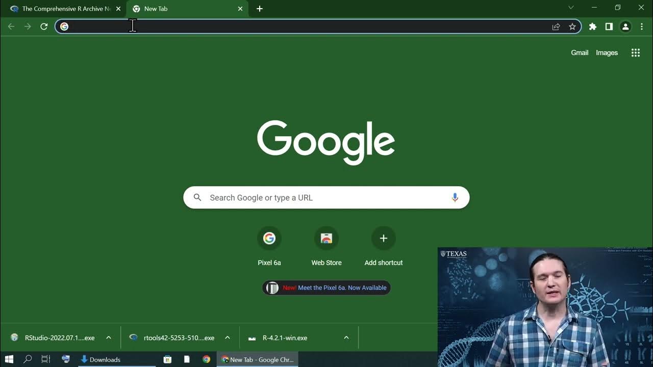 Installing R, RStudio, and RTools for Windows YouTube