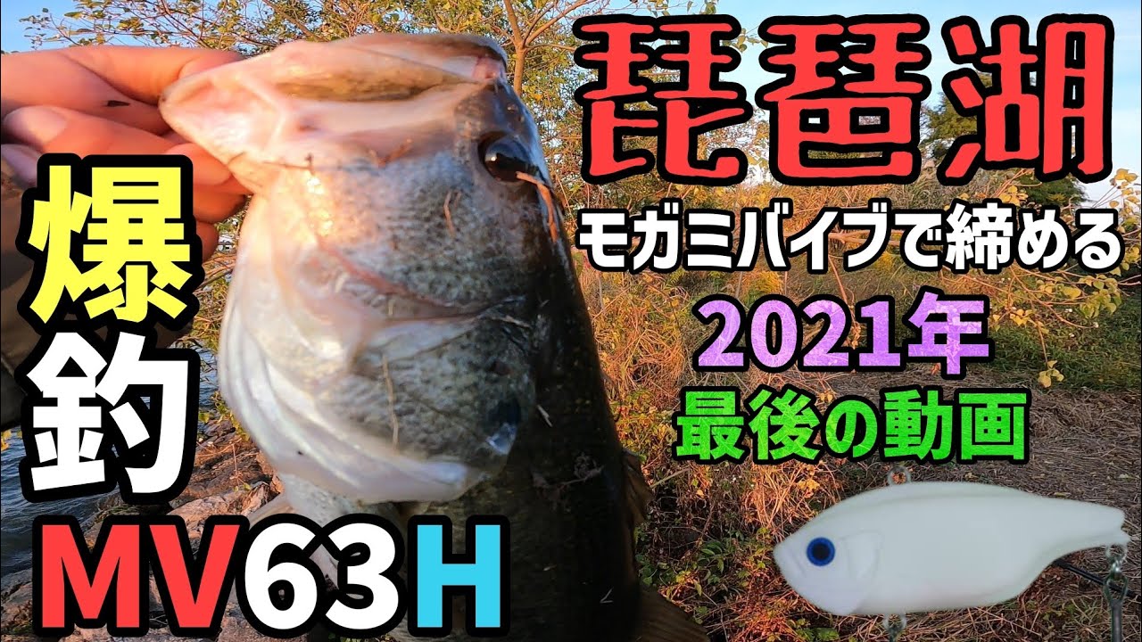 21年最後の動画はモガミバイブで締める 冬のバイブレーションでデカバスを狙う 真冬の琵琶湖北湖東岸 北湖西岸 南湖東岸の順に琵琶湖有名バス釣り ポイントを回ってオカッパリバスを探す 琵琶湖バス釣り Youtube