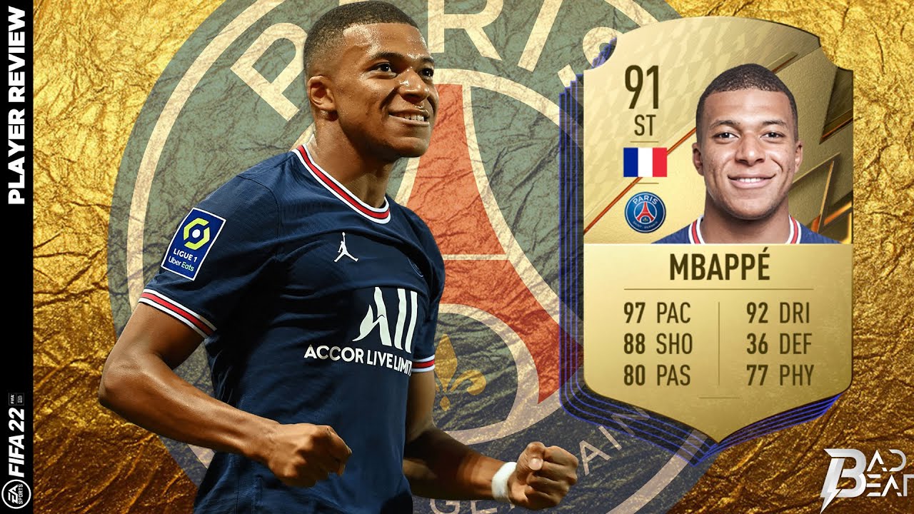 (91) KYLIAN MBAPPE PLAYER REVIEW - FIFA 22 ULTIMATE TEAM - FIFA 22 MBAPPE