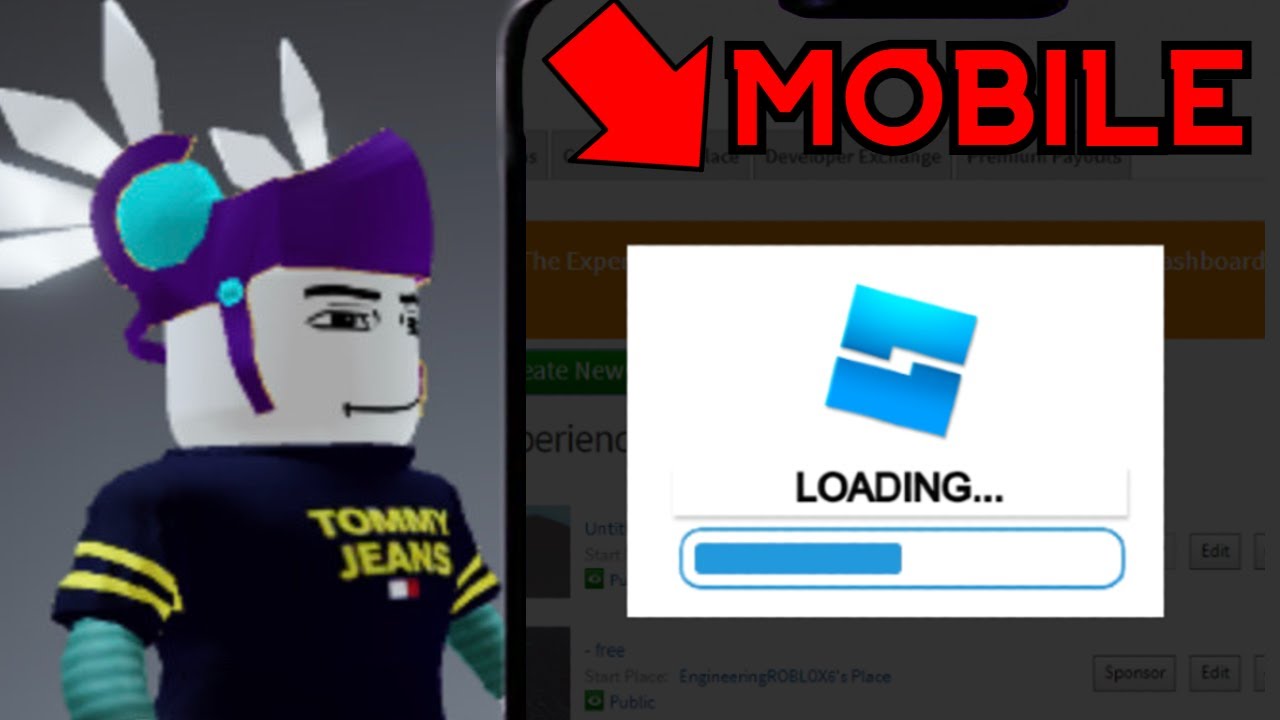 How to make Roblox Experience/Game on Mobile (2022) 