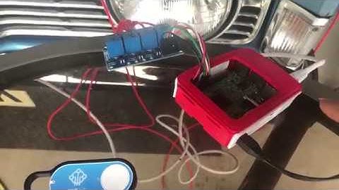 Remote car engine start using AWS Greengrass and Raspberry Pi