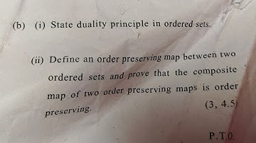 Discrete Mathematics PYQs solved | Sem 3 | Duality Principle| Order Preserving Maps| DU | Bsc. maths