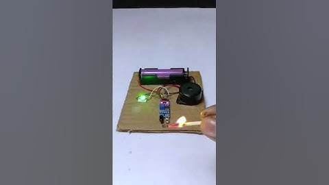 DIY Motion Sensor Alarm | IR Sensor with Buzzer & LED | Simple Electronics Project.#experiment