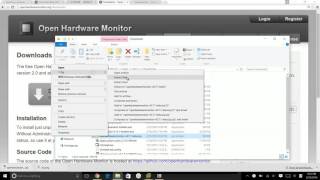 How to display or monitor temperature or usage in Windows 10