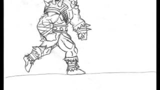 WIP - Orc Walk Cycle