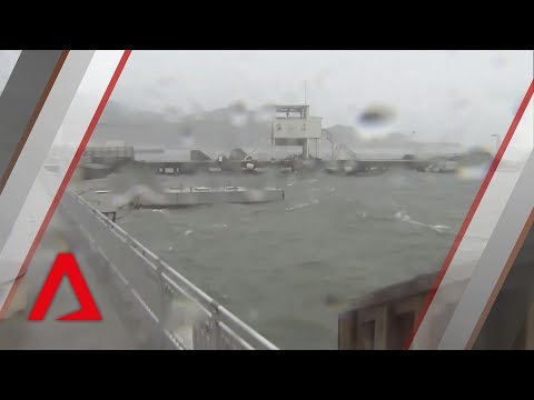 Typhoon Jebi: Strongest to hit Japan in 25 years