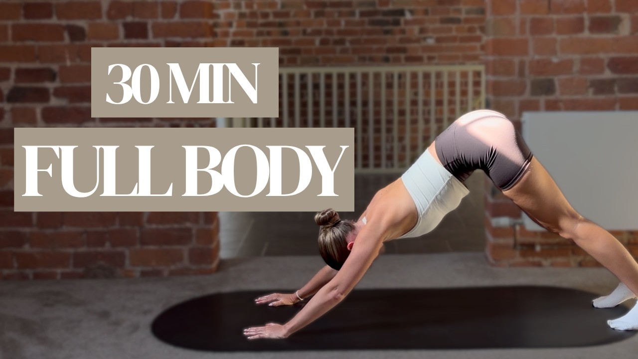 30 MIN FULL BODY PILATES WORKOUT | At-Home | No Equipment - YouTube