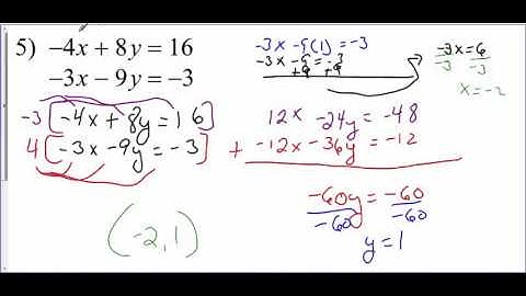 solving systems of equations by elimination part 3