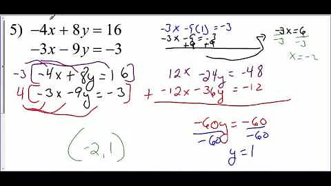 solving systems of equations by elimination part 3