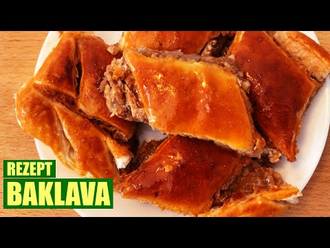 Video: Östliches Honig-Baklava: Rezept