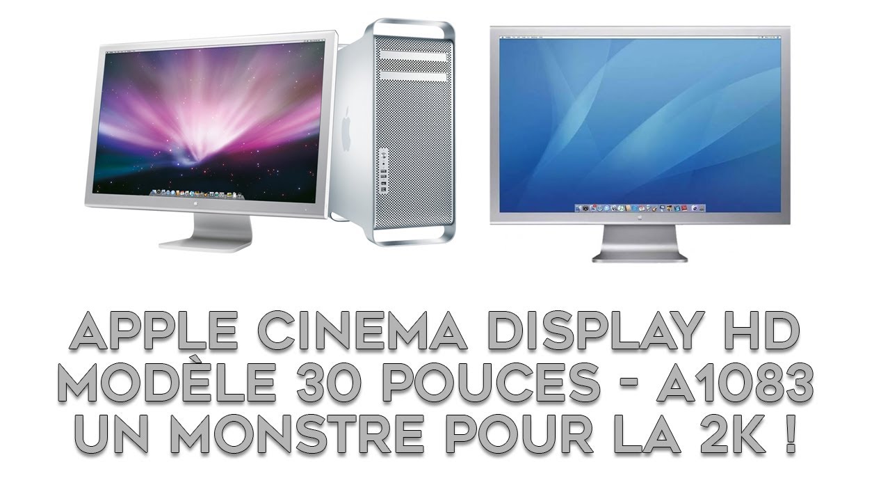 Apple Cinema Display HD 30-inch (A1083) from 2004: A monster for