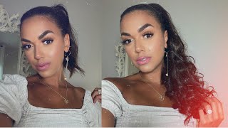 HOW TO APPLY A CLIP IN PONYTAIL | SHORT HAIR | QUARANTINE
