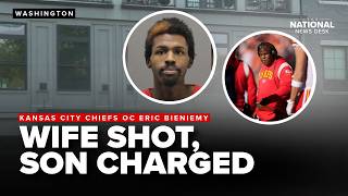 Kansas City Chiefs OC Coach's son CHARGED after mother shot at Virginia home