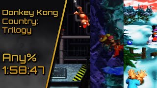 Donkey Kong Country Trilogy | Any%  1:58:47