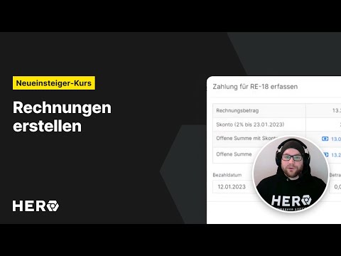 Tutorial: Rechnungen erstellen