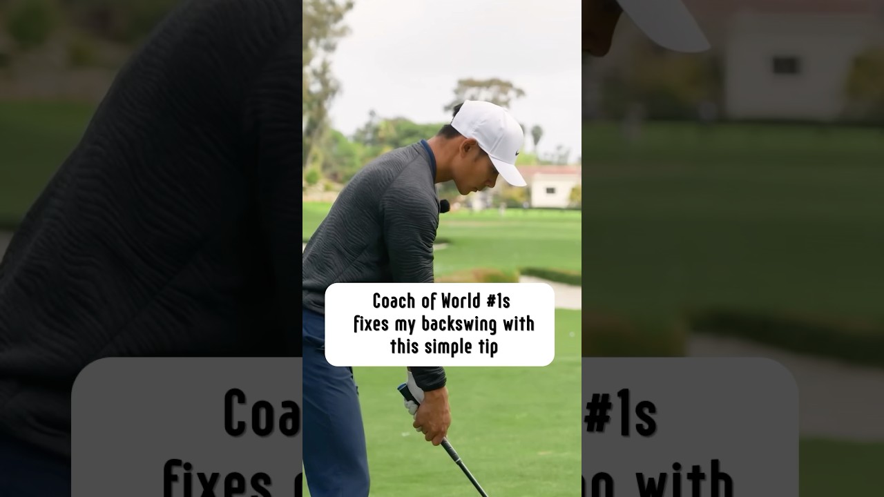 This Simple Tip to finally fix your backswing