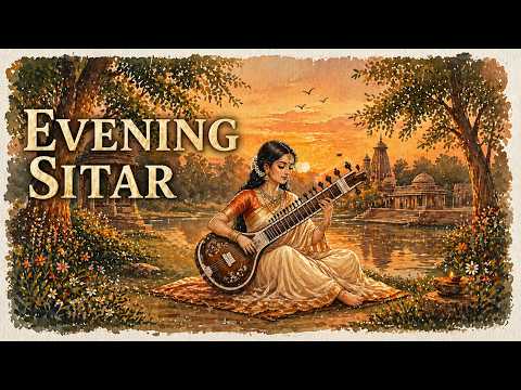 2 Hours Evening Sitar 🌇 | Indian Raga for Relaxation, Stress Relief & Positive Energy | शाम की शांति
