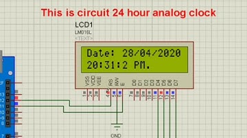 24 hour clock digital print lcd 16x2 display 2020, นาฬิกาดิจิตอล 24 ชั่วโมงพิมพ์จอ lcd 16x2