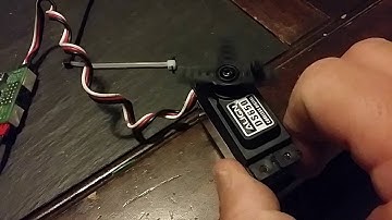 Ds 650 tail on servo tester.