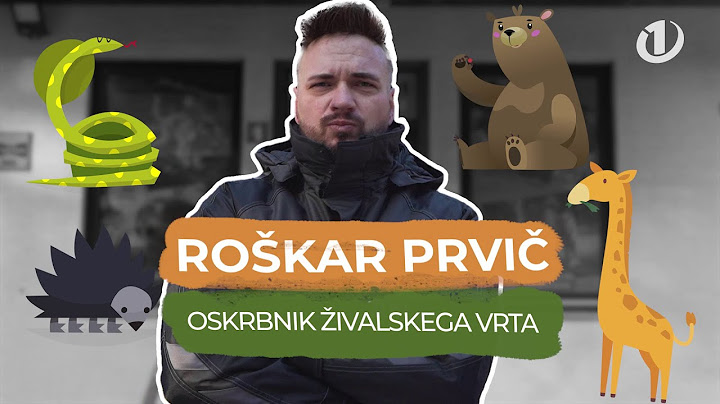 Roškar prvič OSKRBNIK ŽIVALSKEGA VRTA