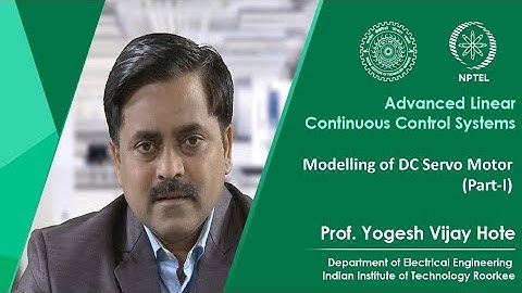 Modelling of DC Servo Motor (Part-I)