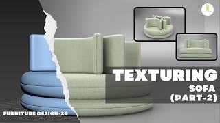 TEXTURING ON SOFA IN 3DS MAX (PART-2) | MODELLING FURNITURE DESIGN IN 3DS MAX | DESIGN-20