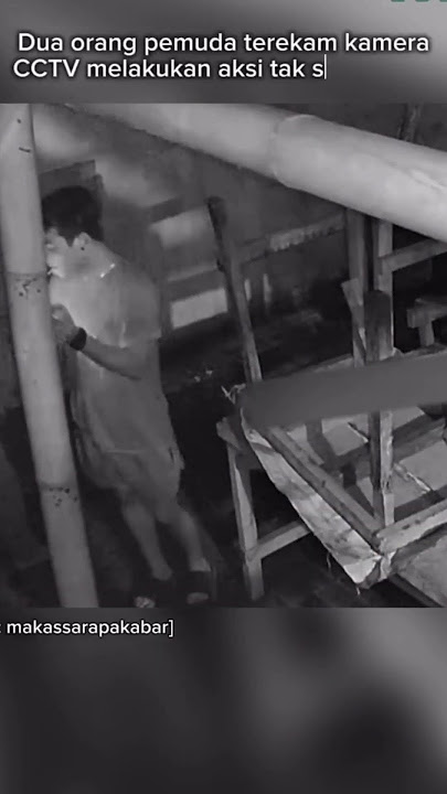 'Viral! CCTV Rekam Dua Pemuda Makassar, Tingkahnya Bikin Netizen Marah'