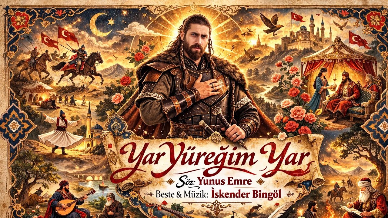 Yâr Yüreğim Yâr | Yunus Emre | #türkü #music #müzik #anadolu #yunusemre #karacaoğlan #ozan #bozkurt