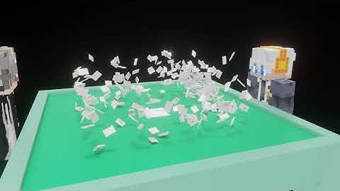 animation based on Tabletop Simulator - Magical Mahchyter shuffling test - Blender