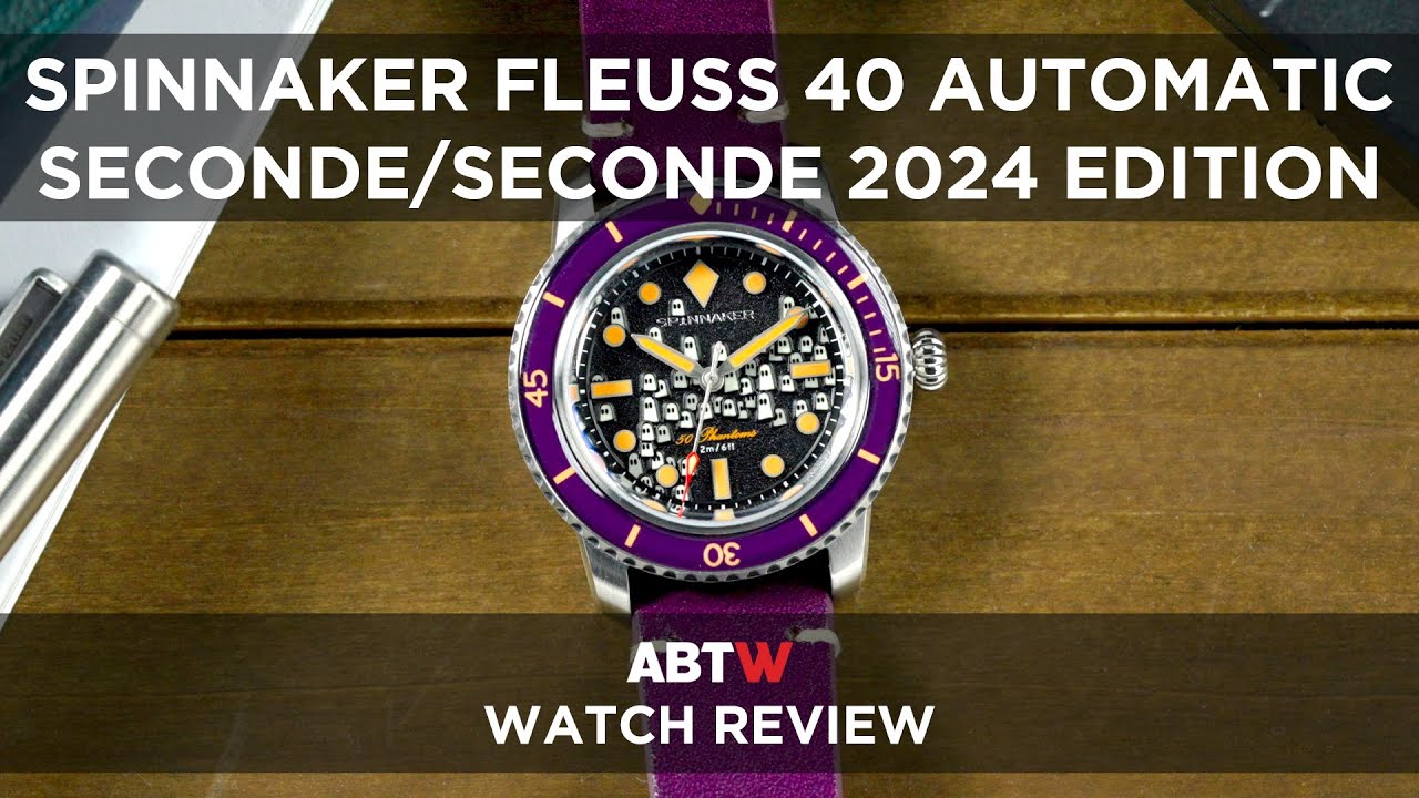 【希少モデル】SPINNAKER 50 Phantoms ノーアップ Spinnaker Introduce Spooky Fleuss 40 Automatic Seconde