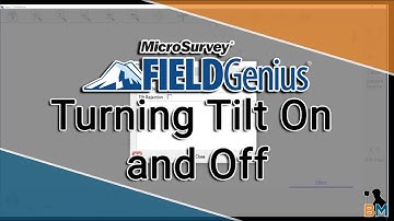 Microsurvey FieldGenius How To: Turning Tilt Sensor On and Off | Bench Mark