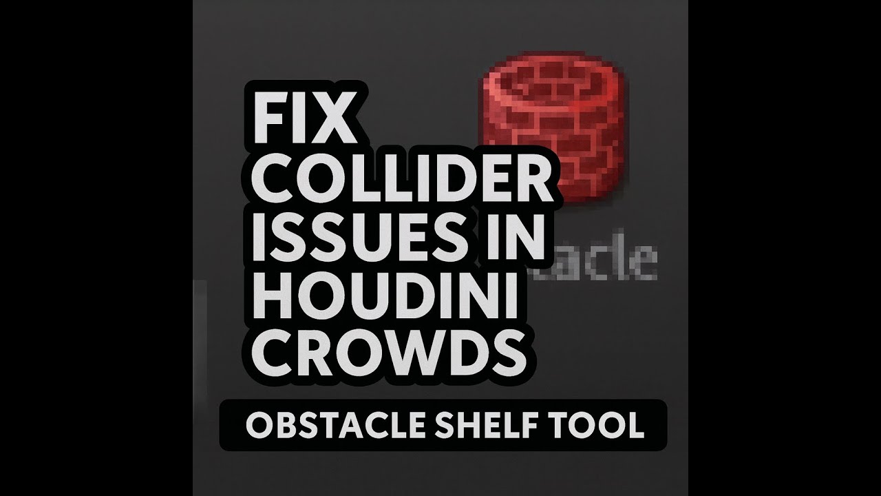 1) Introduction to Crowds: Avoiding Obstacles in Houdini 20.5 | Fix ...