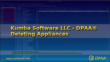 DPAA® - Deleting Appliances