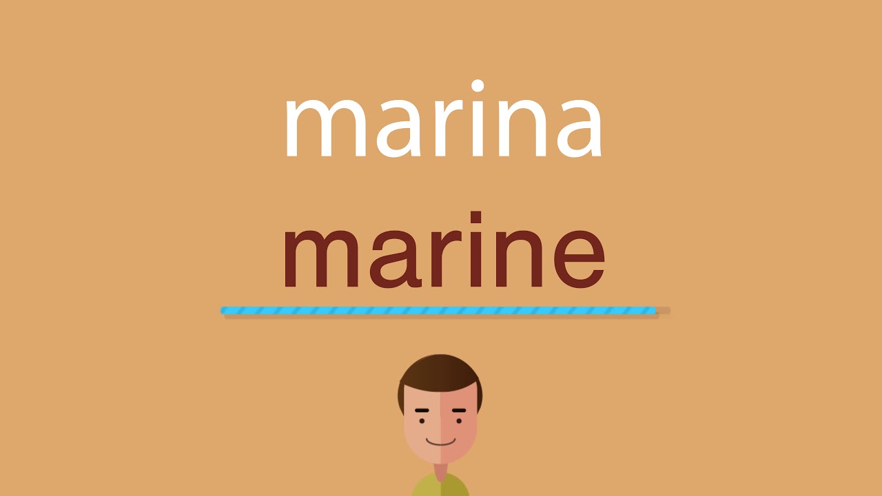 Cómo se dice marina en inglés YouTube
