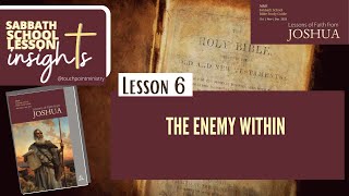 LESSON 6: The Enemy Within