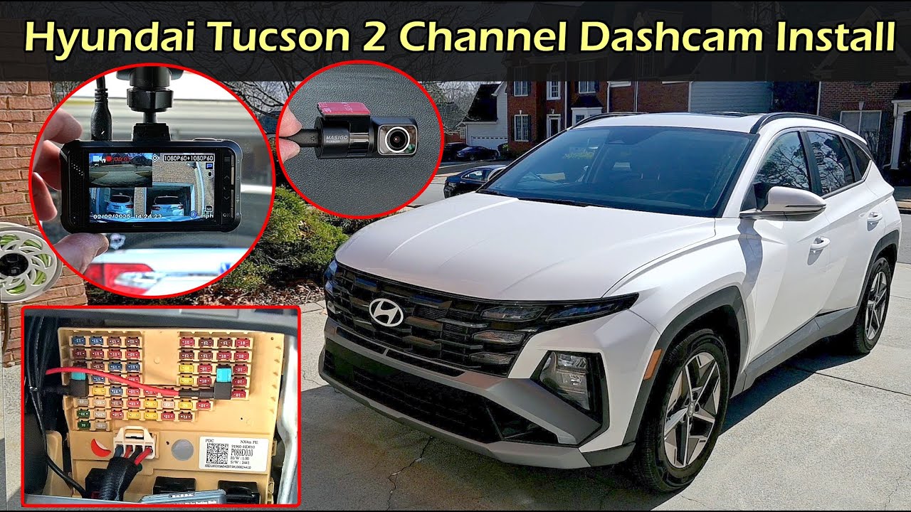 Install 2 Channel Dashcam In 2025 Hyundai Tucson