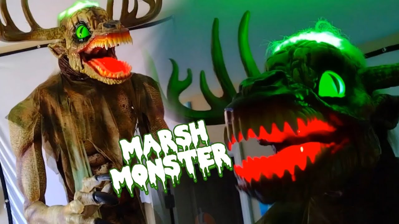 NEW Home Depot Halloween 2023 Life Size/ Animated Marsh Monster