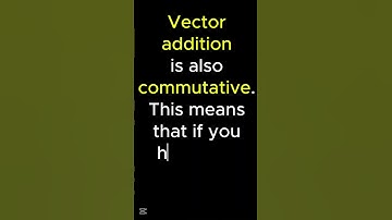 Vector Addition: Order Doesn