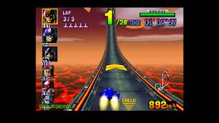 F-Zero X King Cup - Circuit 1: Fire Field - Gameplay Nintendo 64 1080p (Project 64) screenshot 2