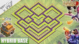 NEW TH7 Base 2019 with REPLAY!! Town Hall 7 Hybrid Base - Clash of Clans