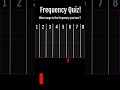 Frequency Quiz! Test your ear! 🎧🔊 How well can you identify different frequencies?