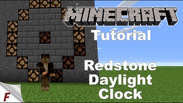 Minecraft Tutorial. Redstone Daylight Clock