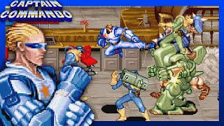 Famous Captain Commando (Arcade) Stage 1 - CITY | Playing With Captain Commando Net Worth