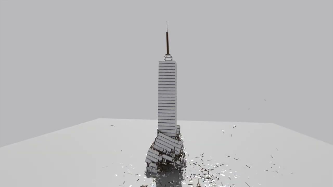 Blender building collapse 4 YouTube