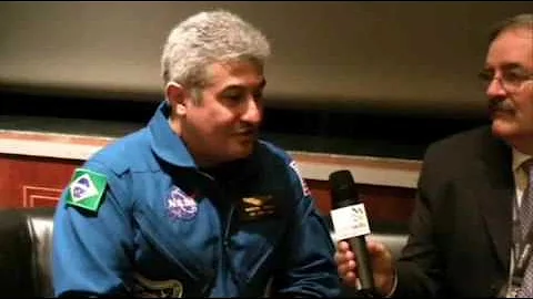 Astronaut Marcos Pontes from Brazil