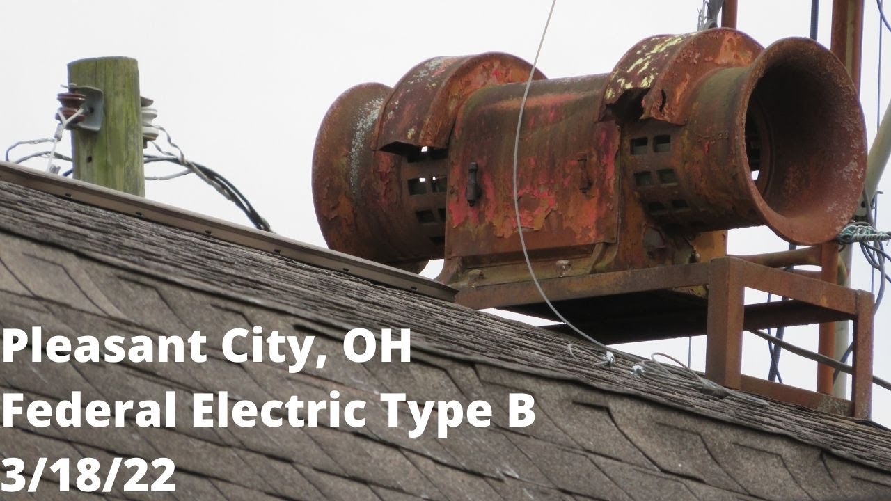 Pleasant City, OH - Federal Electric Type B - 2 Minute Attack- 3/18/22