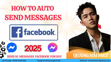 Send Bulk Messages on Facebook Messenger | How To Auto Send Message Facebook 2025