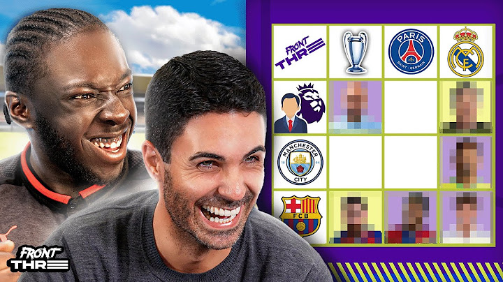 Hrali sme FUTBAL TIC TAC TOE proti MIKELOVI ARTETOVI (a on nás TROLoval) 🤯!