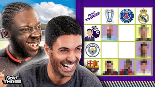 We played FOOTBALL TIC TAC TOE against MIKEL ARTETA (and he TROLLED us) 🤯!