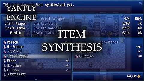 YEP.58 - Item Synthesis - RPG Maker MV